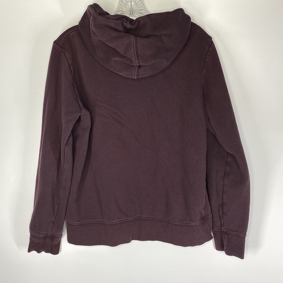 The North Face Purple Hooded Sweatshirt Size Medium - Picture 2 of 7